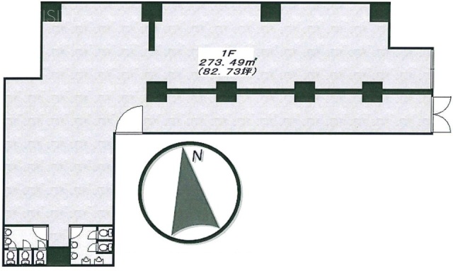 日韓マンションビル1F 間取り図