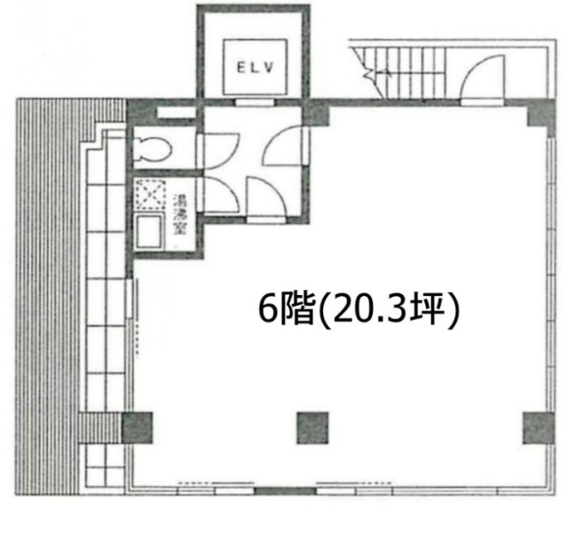 IWAIビル6F 間取り図