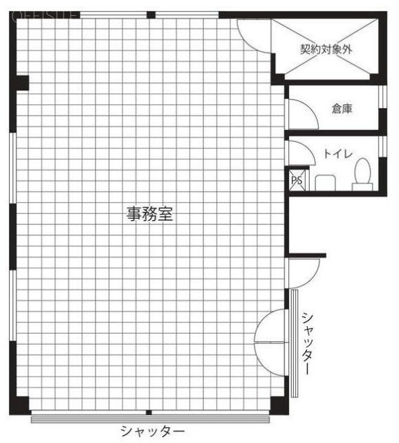 コツカ日本橋ビル1F 間取り図