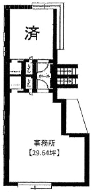 第3マツダビルA 間取り図