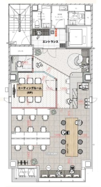 ARISTO平河町10F 間取り図