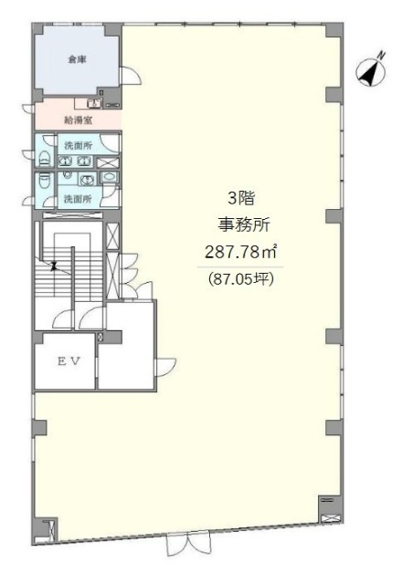 ジュニアー千駄ヶ谷3F 間取り図
