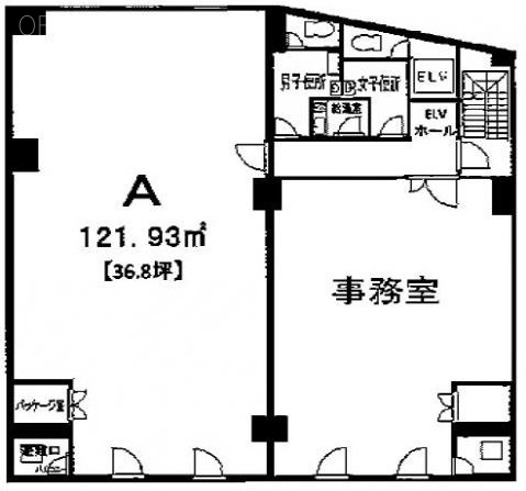 柏セントラルビルA 間取り図