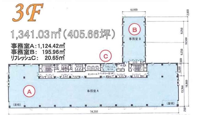 KN渋谷33F 間取り図