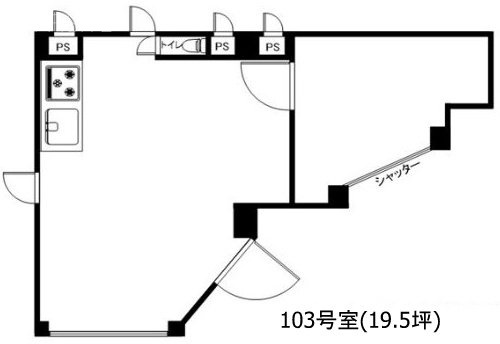 セザール鶴見103 間取り図