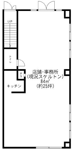 京ビル1F 間取り図