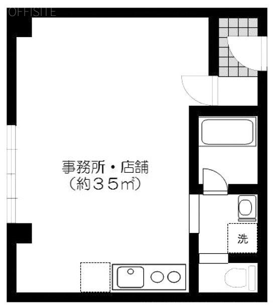 ウェルハウス芝102 間取り図