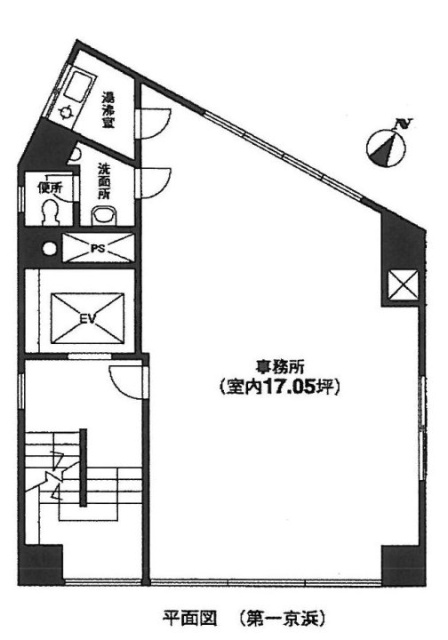 田町我妻(アヅマ)ビル8F 間取り図