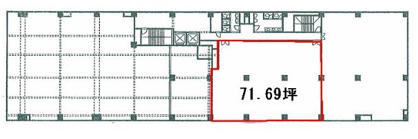 KDX東新宿ビル2F 間取り図