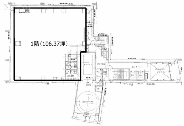 JL日本橋ビル1F 間取り図