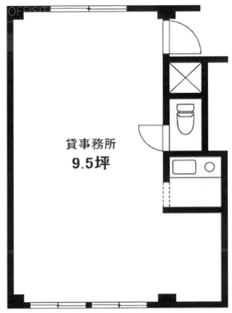 萩尾ビル202 間取り図