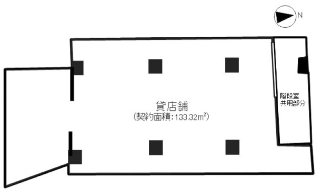 第8マツヤビルB1F 間取り図