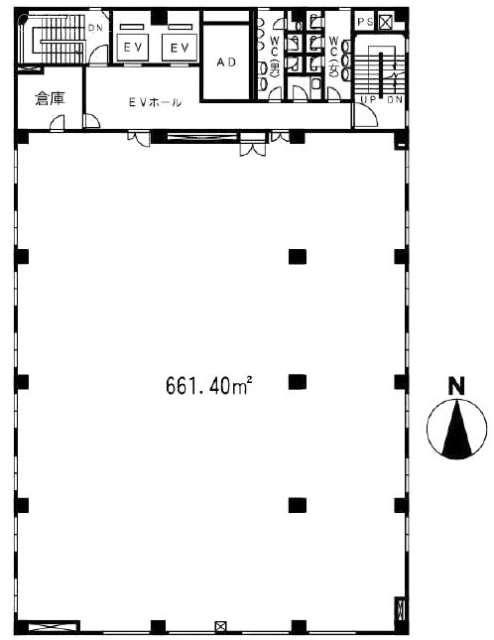 大宮宮町センタービル6F 間取り図