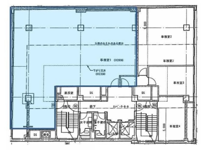八重洲通ビル7F 間取り図
