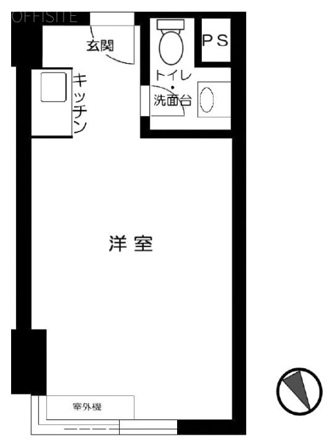 サンモール道玄坂ビル430 間取り図