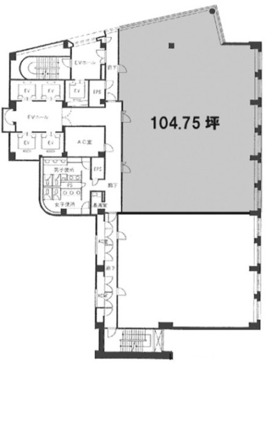 芝二丁目ビル北 間取り図