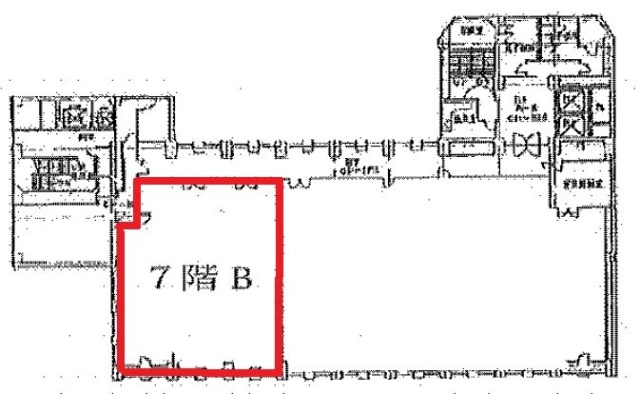 東京信用金庫本店ビルB 間取り図