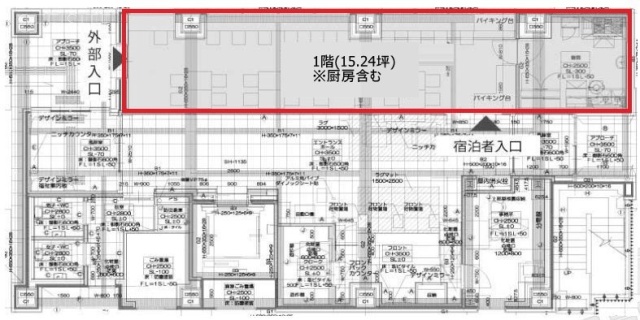 アパホテル(神田駅前)1F 間取り図