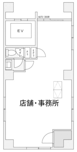 ふじビル1F 間取り図