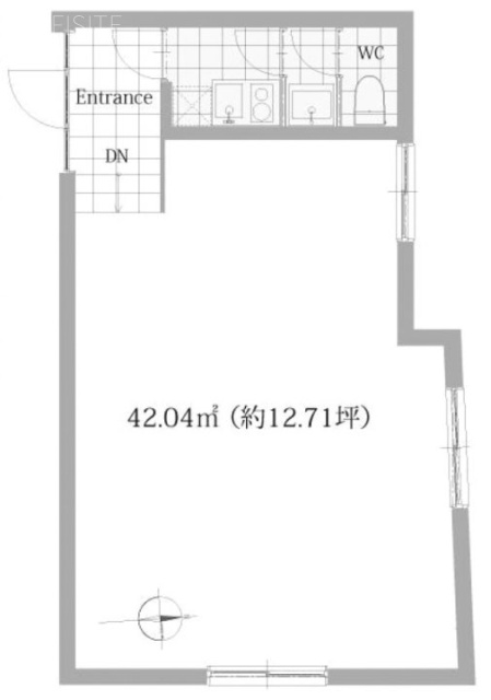 ラピス青山ビル1F 間取り図