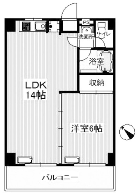 カーサエヌ103 間取り図
