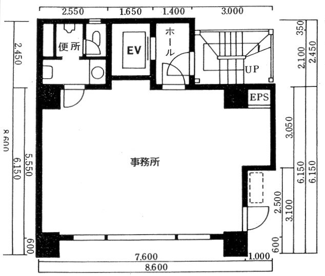 大野ビル1F 間取り図