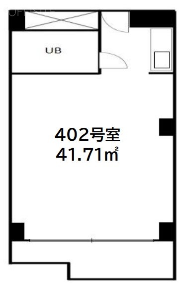 ニュー千駄ヶ谷マンション402 間取り図