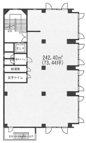三共ビル2F 間取り図