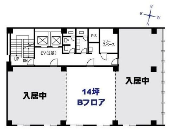 白王ビルB 間取り図