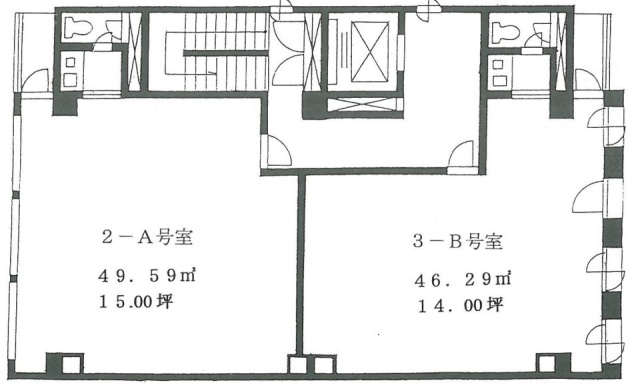 北爪ビルB 間取り図