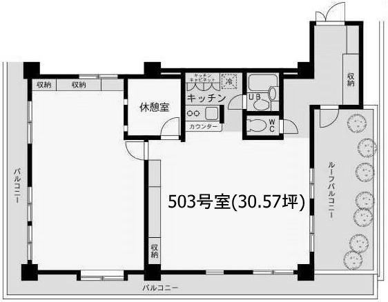 バルビゾン11503 間取り図