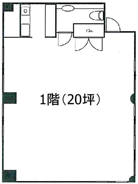 ザ・フタガミハウス1F 間取り図