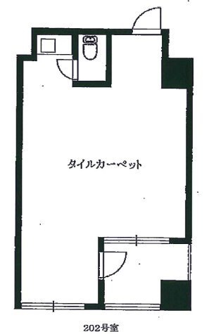 築地ホワイトビル202 間取り図