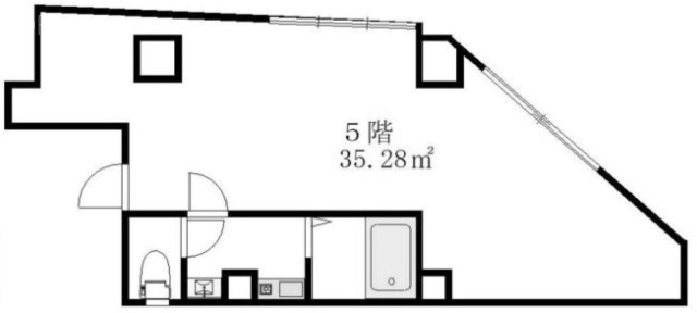 高円寺かねこやビル5F 間取り図