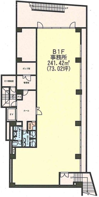 プレム桜丘ビルB1F 間取り図