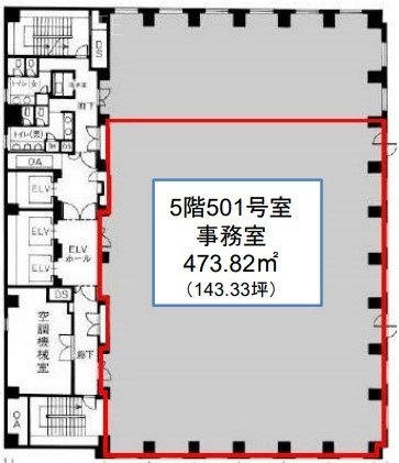 神田須田町スクエアビル501 間取り図