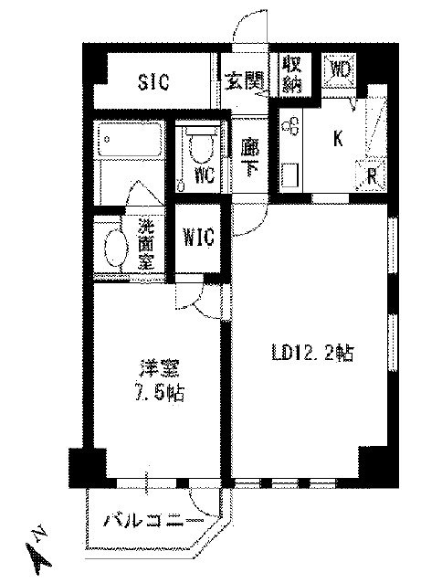 R&Mビル802 間取り図