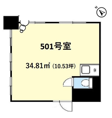 青山台ビル501 間取り図