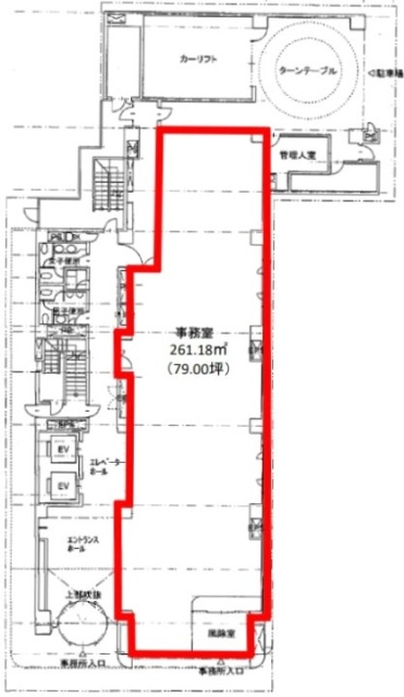 アーバンセンター神田司町ビル1F 間取り図