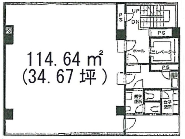 横浜西口藤澤ビル2F 間取り図