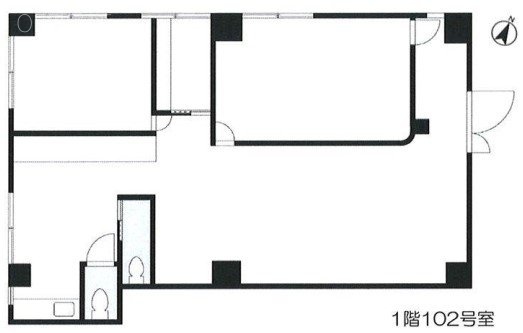 ペガサスマンション曙橋102 間取り図