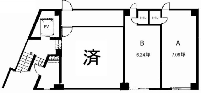 代官山島田ビルB 間取り図