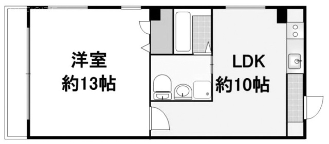 キカクビル402 間取り図