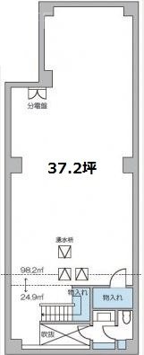 プランドールビルB1F 間取り図