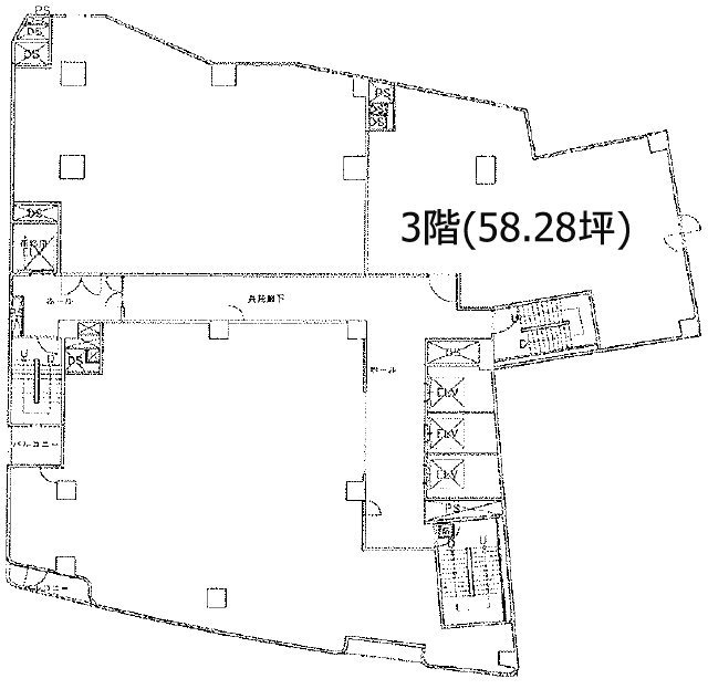 ちとせ会館3F 間取り図