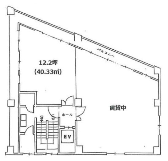 第一古川ビルB 間取り図
