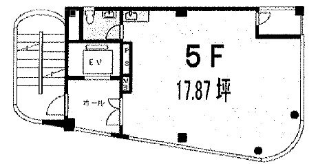 新宿オービル5F 間取り図