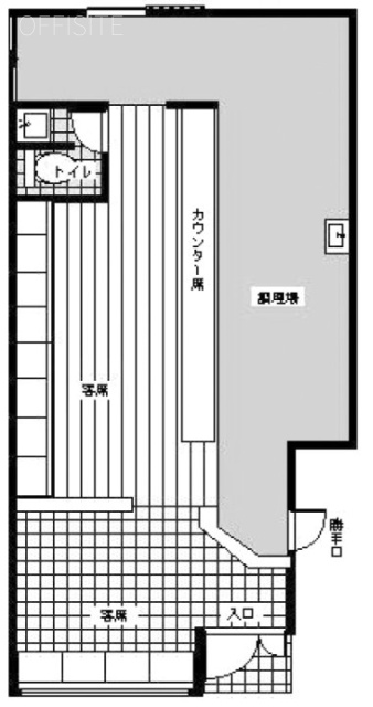 佐藤コーポビル1F 間取り図