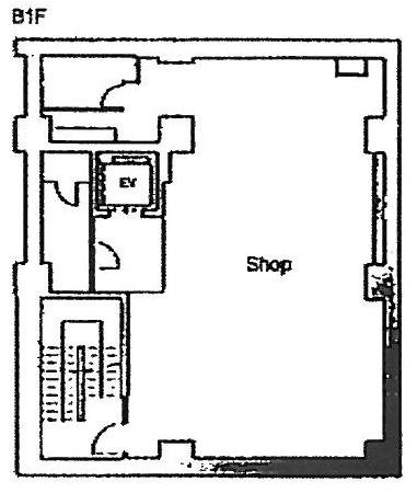 日比谷頴川(ひびやえいせん)ビルB1F 間取り図