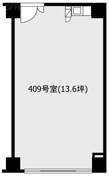 市ヶ谷法曹ビル409 間取り図